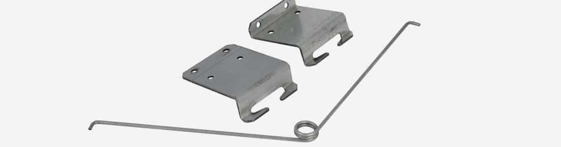 bent foot torsion spring brackets