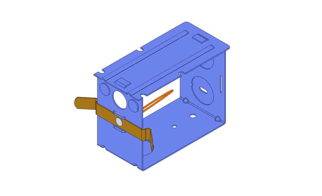 junction box volume with plaster ring