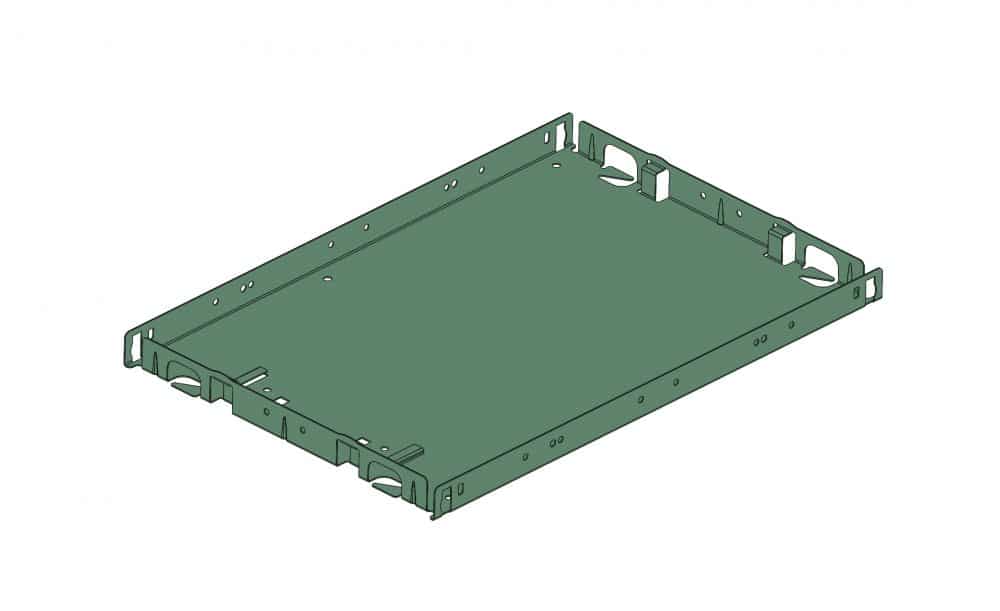 Plaster Frame #1231-00A      L:12-1/2", W:8-5/8"
