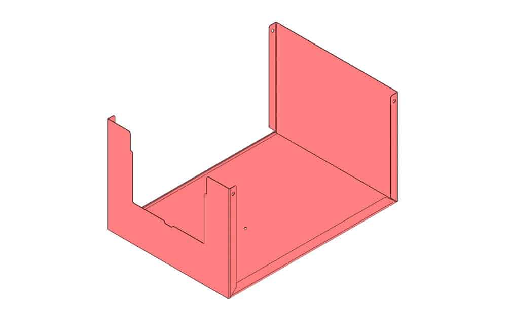 Flat Knockdown I.C. Box, Part B #1233-2