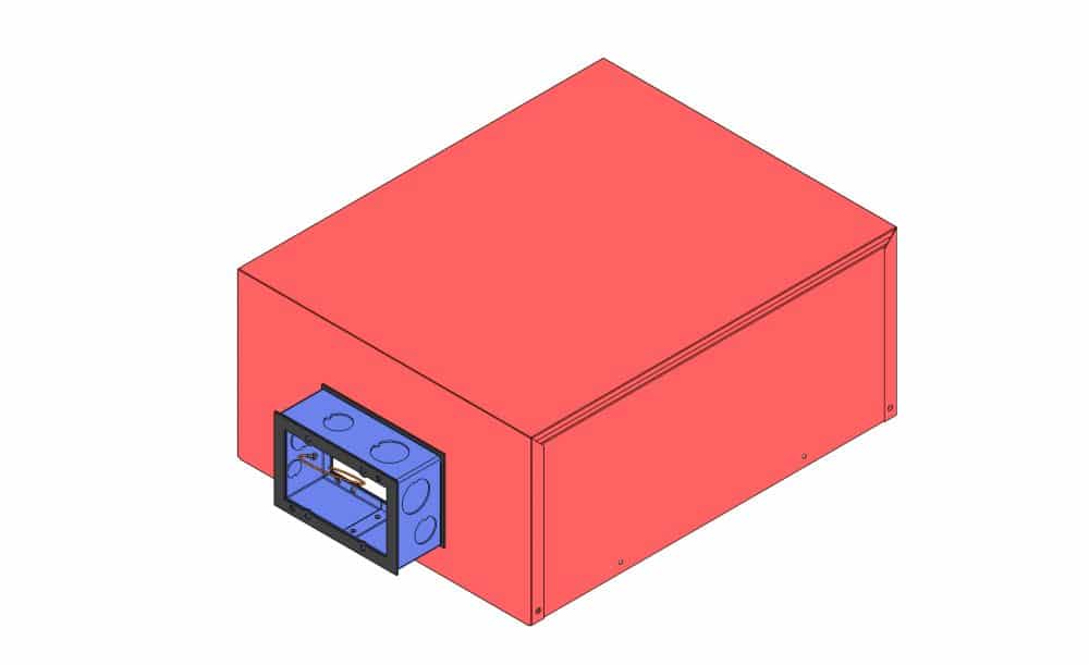 Chicago Plenum I.C. Box   L:14-7/8, W:12, H:6-3/4