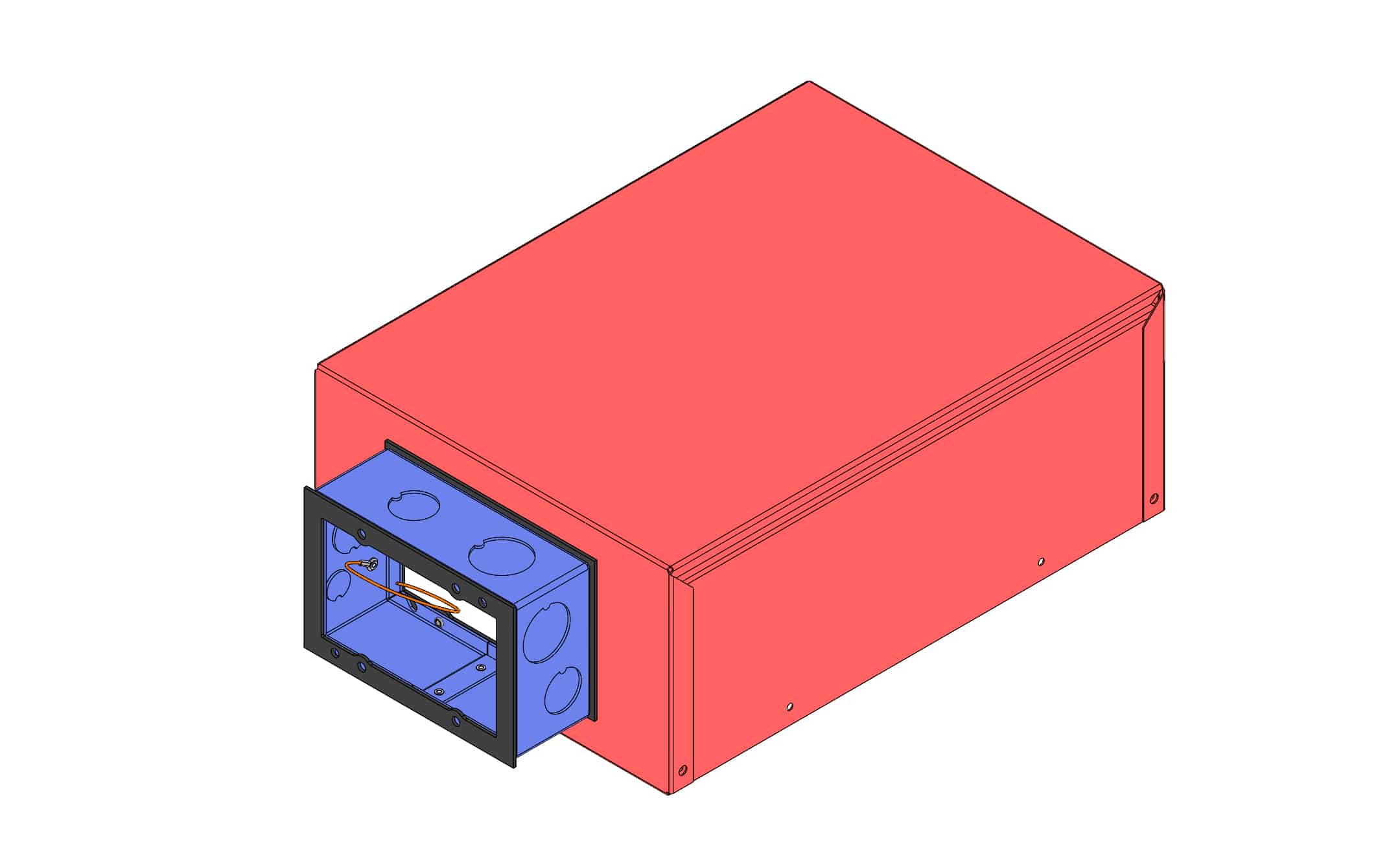 Airtight Inner (Snap-on) J-Box Cover #1742-31 - Tripar Inc