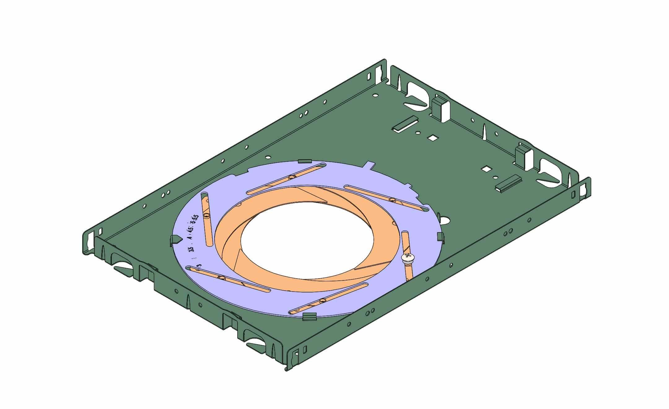 The Shutter lighting plaster frame