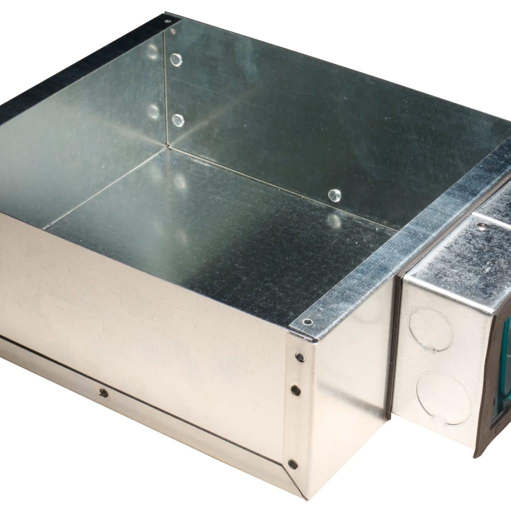 1485 series low profile IC box with junction box
