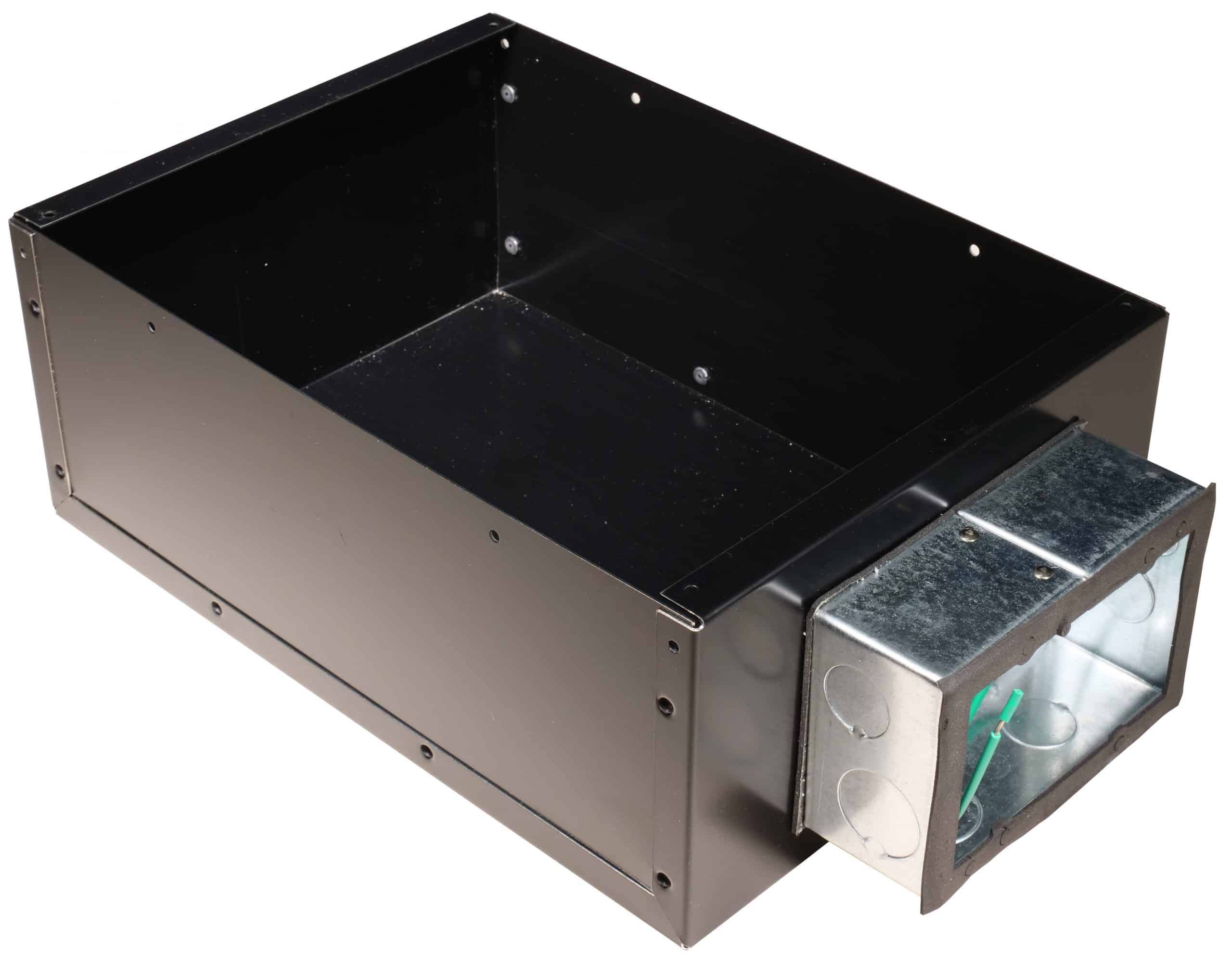 Commercial IC box pre-painted black