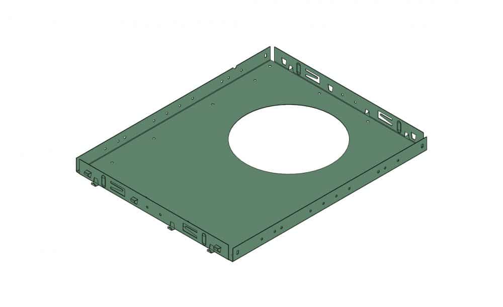 Chicago Plenum Plaster Frame #1483-1-XX. L:15-1/8 X W:12-1/8