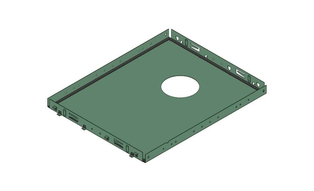 Plaster Frame #1486-1-XXAT. L: 15-1/8 x W: 12-1/8