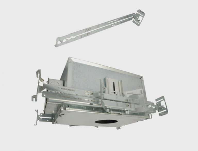 commercial L bar hanger IC box assembly