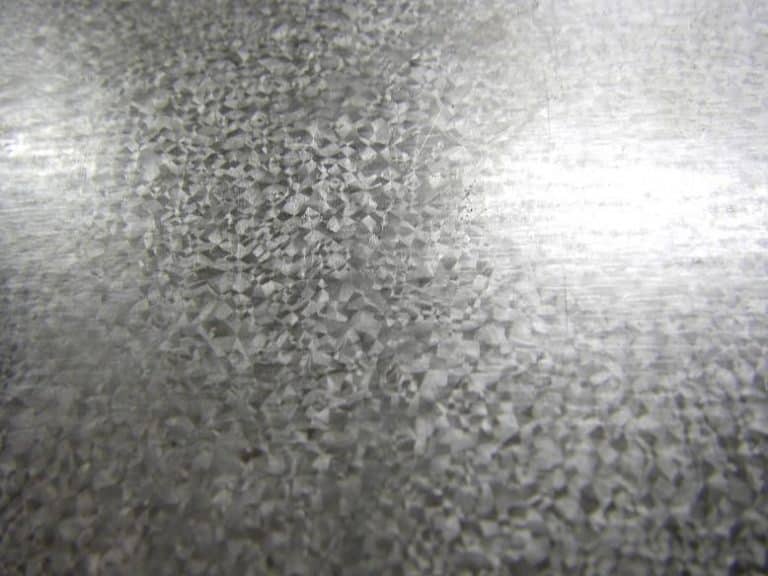 galvanized steel spangle finish