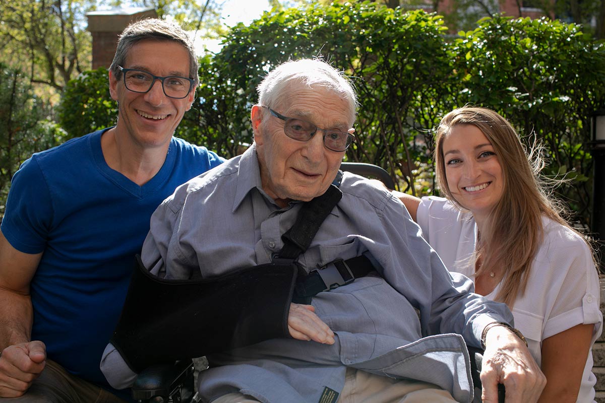 Ben Sevack, Lloyd Sevack and Lauren Sevack