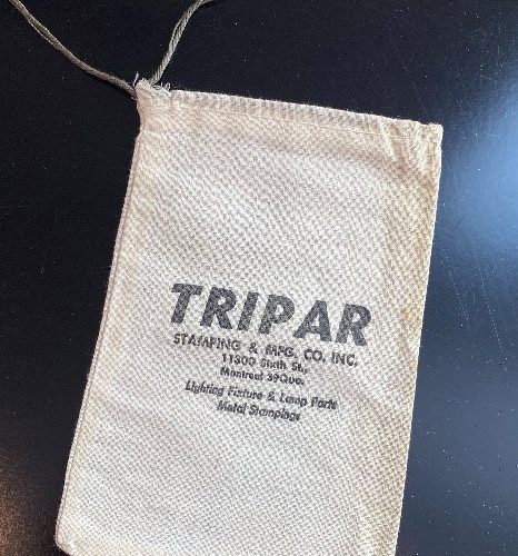 Tripar cotton sample parts bag