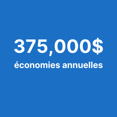 5,000 d'économies annuelles avec l'estampage