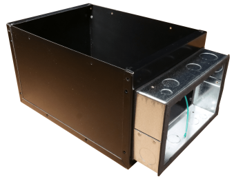 pre-painted black IC box with large junction box