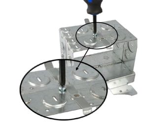 junction box locking mechanism junction box lock with #8-32 self tapping screw