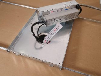 junction box series 1532 Twist 32 on Plaster Frame